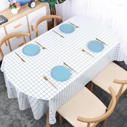 Table Cloth Waterproof Oil Resistant Wash Free And Scald Rectangular Nordic Household Tea