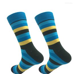 Men's Socks 2023 Casual Wear (Size 40-46) High Quality Latest Long Happy Cotton Giftless Box