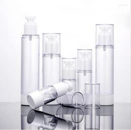 Storage Bottles 5PCS Plastic Empty Bottle Cosmetic Pump Container Travel Makeup Lotion Shampoo Facial Cleanser M80C