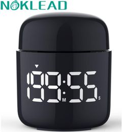 Kitchen Timers NOKLEAD Kitchen Timer LED Knob Digital Timer Cosmetic Bottles Countdown Timer Cooking Shower Study Fitness Stopwatch Timer 230831