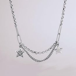 Chains Trendy Fashion Creative Star Necklace Ladies Hip Hop Jewelry Gift 2023