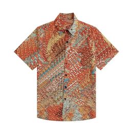 Mens Designer shirt Mens polo Shirt Summer Short sleeve casual shirt Beach Fashion Loose Beach style Breathable Shirt Clothing #10