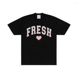 Magliette da uomo Sturniolo Triplets Tee Fresh Love Varsity Merch Stampa T-shirt Estate Unisex Moda Divertente Casual Manica corta