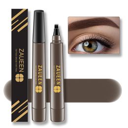 Eyebrow Enhancers Tattoo Pen with Fork Tip Microblading Brow Pencil Waterproof Long Lasting Natural Looking Stays on All Day 230831