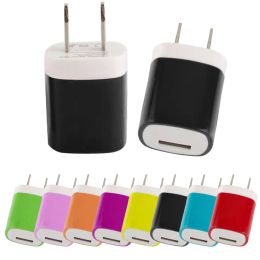 Colourful Single Wall Charger 5v 2A Micro Usb Charger Adapter for All Smart Phone