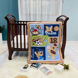 Quilts very cheep high quality on sale baby quilt/comforter/duvet blanket cute cartoon design warm born infant mattress 230831