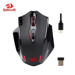 Mice Redragon M913 Impact Elite Wired Wireless Gaming Mouse with 16 Programmable Buttons 16000 DPI Game Mice for Computer Laptop 230831