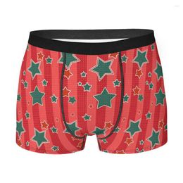 Underpants All Of The Stars Creative Star Pattern Men Boxer Briefs Highly Breathable Underwear High Quality Print Shorts Birthday