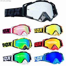 Ski Goggles Moto Sunglasses Motorcycle Outdoor Glasses Goggles ATV For Motocross Glasses ATV Casque IOQX MX Motorcycle Helmet Goggles Q230831