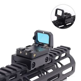 Flip Up Red Dot Reflex Sight In Black With 20Mm Picatinny Mount Holographic Folding Adapter Mounts Drop Delivery Dhpdg