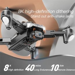 8K HD Dual Camera Drone, Headless Mode, Smart Hover, Adjustable Lens, 360 °Obstacle Avoidance, High-definition Electric Camera, Remote Control, Long Time Flight