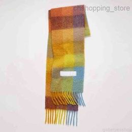 Men Ac and Women General Style Cashmere Scarf Blanket Colorful Plaid8lky2847