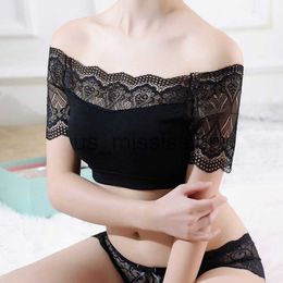 Other Health Beauty Items Summer Women Solid Colour Bare Shoulder Strapless Sexy Lace Solid Tube Tops Thin Underclothes Bra Wholesale x0831