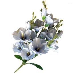 Decorative Flowers 1pc Simulation Artificial Flower Branch Lifelike Bunch Faux Pography Props Home Decor For Wedding