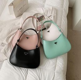 Cleos Tote Bags Women Designer Shoulder Underarm Bag Hobo Handbags Fashion High Quality Smooth Leather Glossy Classic Woman Clutch Totes Silver Flip