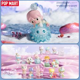 Blind box POP MART Sweet Bean x INSTINCTOY Sweet Together Series Mystery Box 1PC/12PCS Blind Box Action Figure Cute Toy 230831