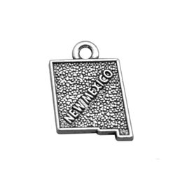 Charms New Fashion Jewellery Mexico Maps Tibetan Making Diy Metal Wholesale Drop Delivery Findings Components Dhivm