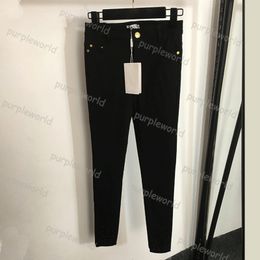 Damen-Jeans mit hoher Taille, sexy, schwarz, hochelastisch, dünn, schmal, Bleistifthose, Mädchen, Freizeithose