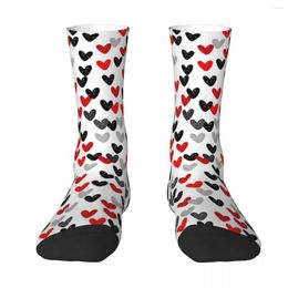 Men's Socks Cute Hearts Print Adult Unisex Men Women