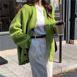 Women's Sweaters Casual Loose Cardigans For Women Clothing Winter Knitted Coats Autumn Outfits Long Sleeve Tops Jackets Roupas Femininas 230831