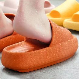 Slippers EVA Thick Sole Men Women Sandals Anti Slip Wear Resistant Comfortable Home Bathroom Flip Flops Bathing Shoes