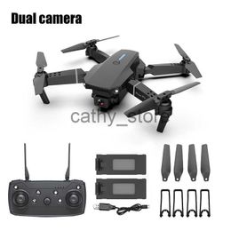 Simulators New Quadcopter E88 Pro WIFI FPV Drone With Wide Angle Camera Height Hold RC Foldable Can Be Controlled By Mobile APP Boys Toy g x0831