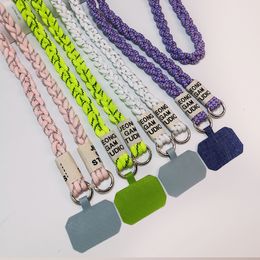 Cell Phone Straps Charms Mobile Phone Lanyard Can Carry Outdoor Mountaineering Belt Woven Pendant and AntiLoss Phone Lanyard Universal Adjustable Lanyard 230831