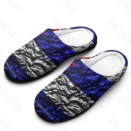 Slippers Cuba Flag (15) Sandals Plush Casual Keep Warm Shoes Thermal Mens Womens Slipper WinterCottonHome Kids