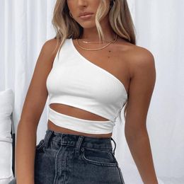 Active Shirts Summer Sexy Crop Top Fitness Women Fashion Hollow Out Tank Gym Streetwear Casual Corset Knitted T-shirt Female Clothes Black