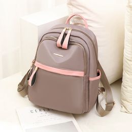 Women Men Backpack Style Genuine Leather Fashion Casual Bags Small Girl Schoolbag Business Laptop Backpack Charging Bagpack Rucksack Sport&Outdoor Packs 6694