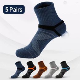 Men's Socks High Quality 5 Pairs Lot Men Cotton Sports Casual Run Summer Breathable Male Sock Sokken Size 38-45