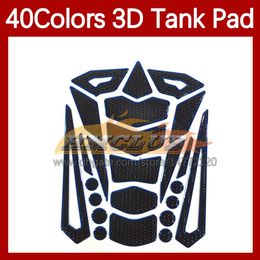 Motorcycle Stickers 3D Carbon Fibre Tank Pad Protector For KAWASAKI NINJA ER-6N ER6N ER 6N 12 13 14 15 16 2012 2013 2015 2016 Gas Fuel Tank Cap Sticker MOTO Decal 40 Colours