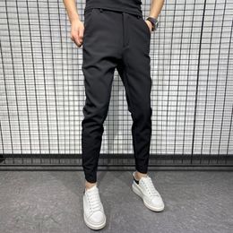 Women's Pants Capris Autumn Winter Black Harem Pants Men Clothing Korean Fashion Slim Fit Casual Joggers Trousers Hip Hop Streetwear 36-28 230301