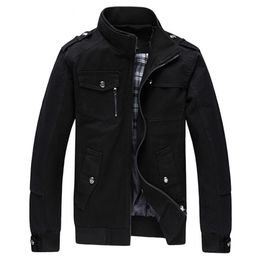 Men's Jackets Jacket Men Causal Cotton Mens Stand Collar Fashion Bomber For Coat Male Casaco Jaqueta Masculina Coats