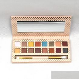 Eye Shadow 16 Color Eyeshadow Palette Pressed Powder Vacation Style Glitter Shimmer Easy To Wear Makeup Pallet Drop Delivery Health Dh5Mp