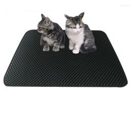 Cat Beds Practical Foldable Double-Layer Litter Mat Waterproof Bottom Layer Pad Pet Rug EVA Foam Trapper