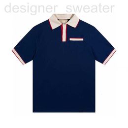 Men's Polos designer The correct version of the verified 2023 summer luxury pocket logo polo shirt is same for men and women 2ITX