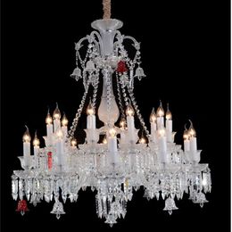 Chandeliers Large Crystal Modern Chrome Chandelier Lighting Dining Room European 110-240VChandeliers