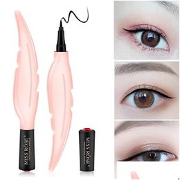 Eyeliner Miss Rose The Eye Liquid Fine Liners No Smudge Feather Waterproof Sweat Quick Dry Easy To Wear Makeup Liner Drop Delivery H Dh9N3