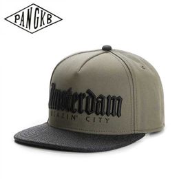 Ball Caps PANGKB Brand Amsterdam Cap ADam superior quality snapback hat for men women adult outdoor casual adjustable sun baseball cap Z0301