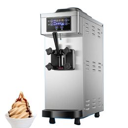 Soft Serve Ice Cream Machine Electric Gelato Making Machine One Flavors Sundae Ice Cream Vending Machine