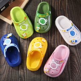 Slipper Fashion Cartoon Kids Slippers Summer PVC Soft Outdoor Beach Shoes For Baby Boys Girls Non Slip Toddler Children Clogs Shoes 230301