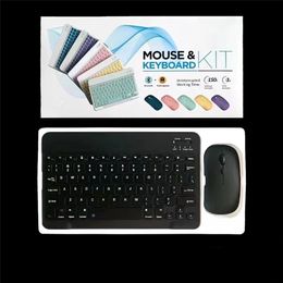 Portable Bluetooth Keyboard and Mouse Wireless Keyboards Mouse Universal for PC Laptop Smart Mobile Phone 10 inch Size