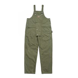 Men's Pants Men Clothing Bib Overalls Trousers Trendy Japanese Suspenders Multi pocket Jumpsuit Loose Work 230301