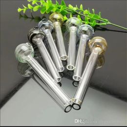 2023 Smoking Accessories Coloured Wire Bubble Glass Direct Burning Pot Wholesale Bongs Oil Burner Pipes