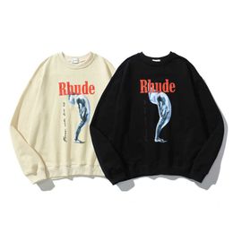 Men's Sweater Fashion Brand Tortured Goddess Printed Letters for Men and Women