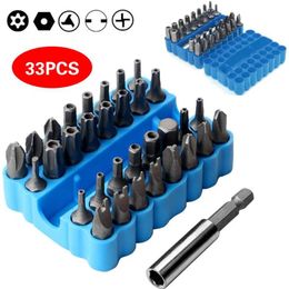 Hand Tools 33Piece Electric Screwdriver Bit Combination Set Hexagonal Plum Blossom Three-Claw Four-Claw Slotted Accessories