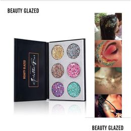 Eye Shadow Beauty Glazed Sequin And Glitter Palette Mti Function Diamond Shimmer Pressed Makeup Eyeshadow Drop Delivery Health Eyes Dhfcu