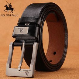 Belts NOONEPAUL leather belt men cummerbunds belt male men belt pin buckle fancy vintage jeans male genuine leather strap belts Z0228