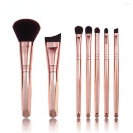 Makeup Brushes 7pcs Mini Brush Set Electroplating Gradient Portable Tool Full Travel Foundation Cosmetics